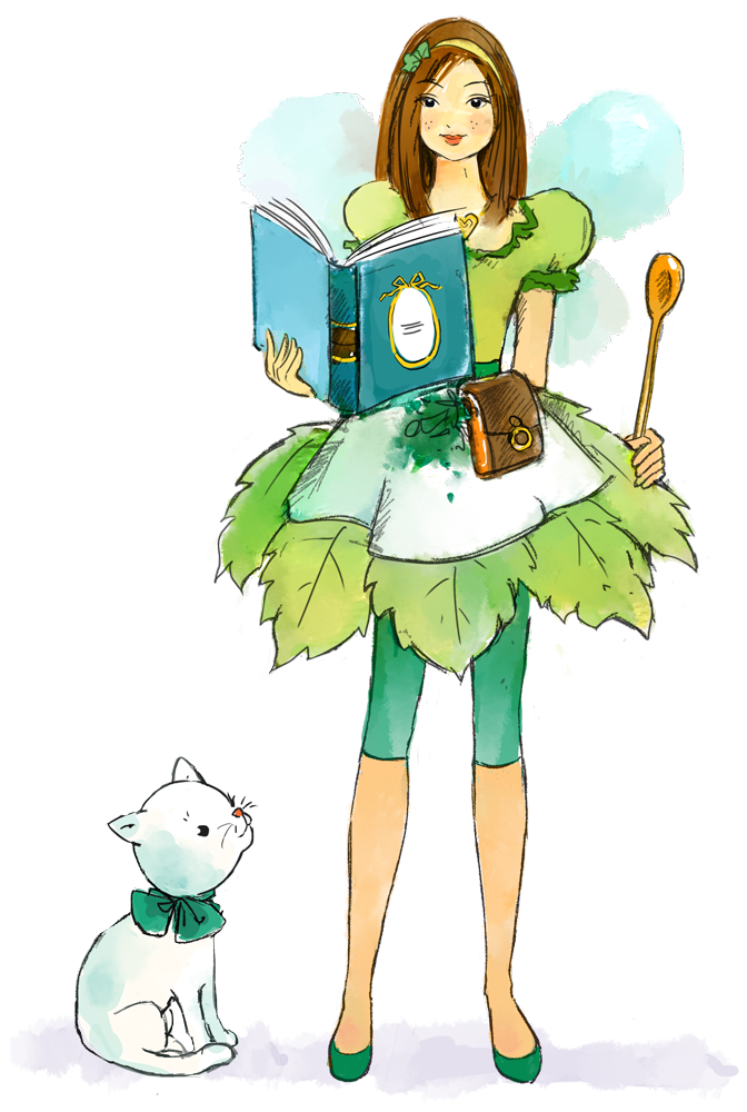 Mila Mint kocht